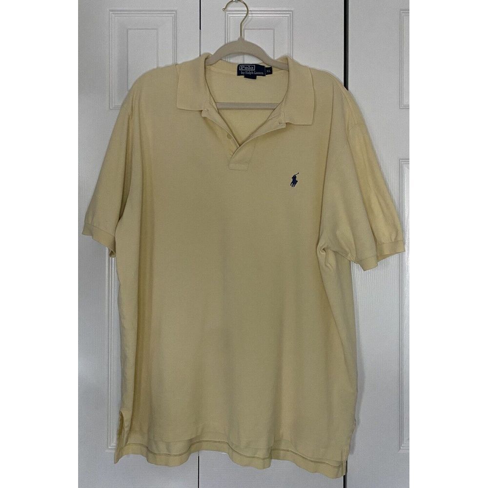 Polo Ralph Lauren Custom Fit Stretch Mesh Polo Shirt Mens Sz XL Purple Preowned